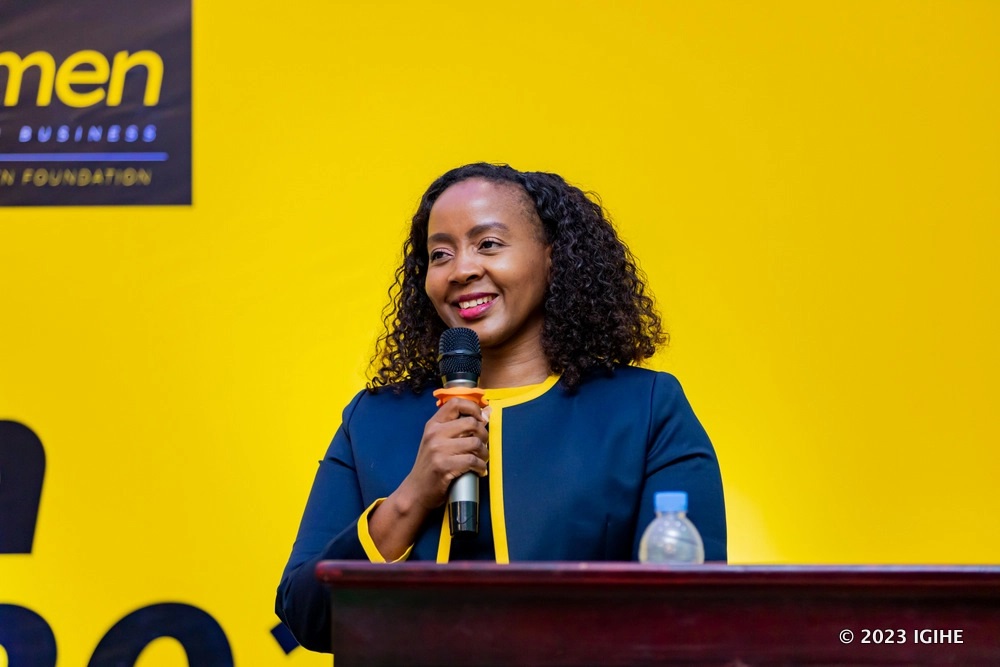 Mapula Bodibe, MTN Rwanda Chief Executive Officer congratulated winners and encouraged to work hard to make a meaningful impact to the community.