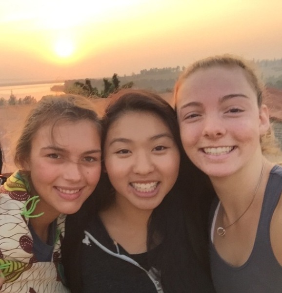 Sydney, Grace (me) and Nell, August 14, 2015. 6:00a.m. Gashora, Rwanda