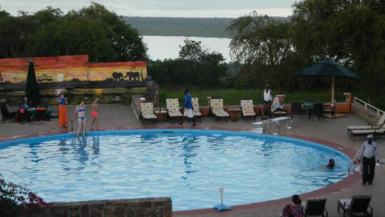 Tourists at Akagera Game Lodge in Rwanda. Isiolo tourism stakeholders visited Akagera National Park over the weekend in a tour organised by County Department of Tourism which wants its two game parks managed by Africa Parks Ltd which also manages Akagera. Photos By ALI ABDI/STANDARD.