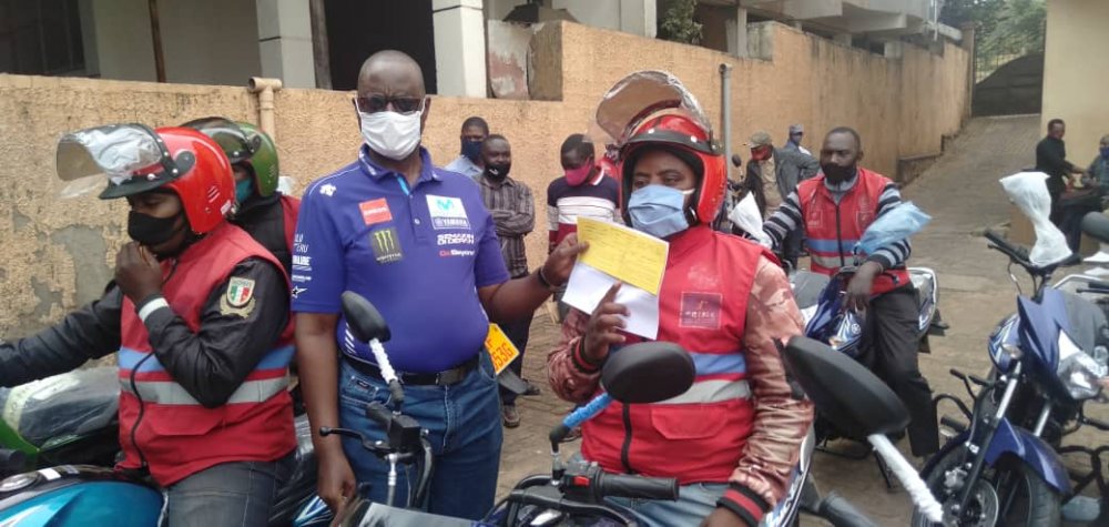 The motorcycles were given to these motorcyclists with all the necessary documents