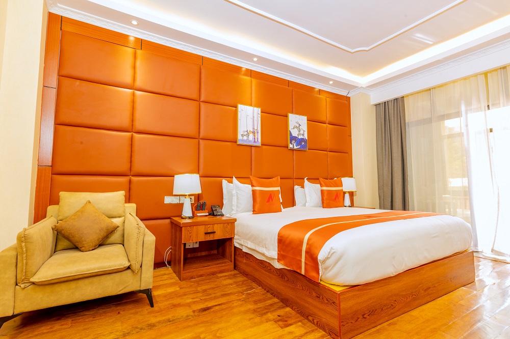 M Hotel offers guests elegant rooms and relaxing spaces designed for comfort.