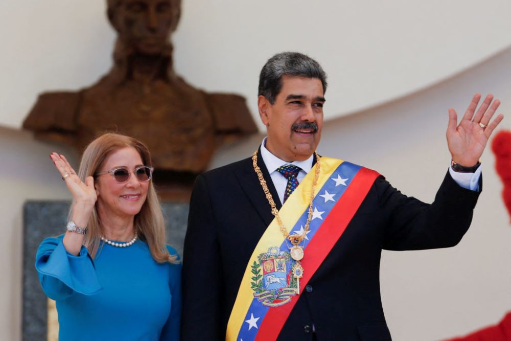 Venezuelan President Nicolás Maduro was sworn in for a third six-year term on Friday, following a contentious election marked by claims of voter fraud.