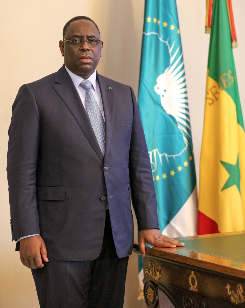 Macky Sall is the President of Senegal and current Chairperson of the African Union. 