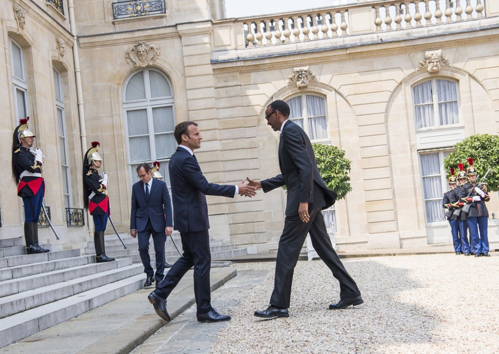Rwanda, France relations have been on good progress since Macron took office in 2017. Photo Village Urugwiro
