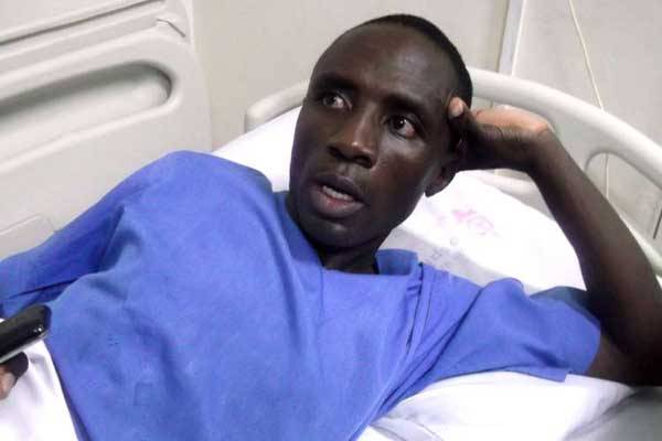 35-year-old Nathan Madaga at the Nairobi Hospital on December 5, 2015 narrates his sad ordeal of a cancelled wedding to Nation journalist.