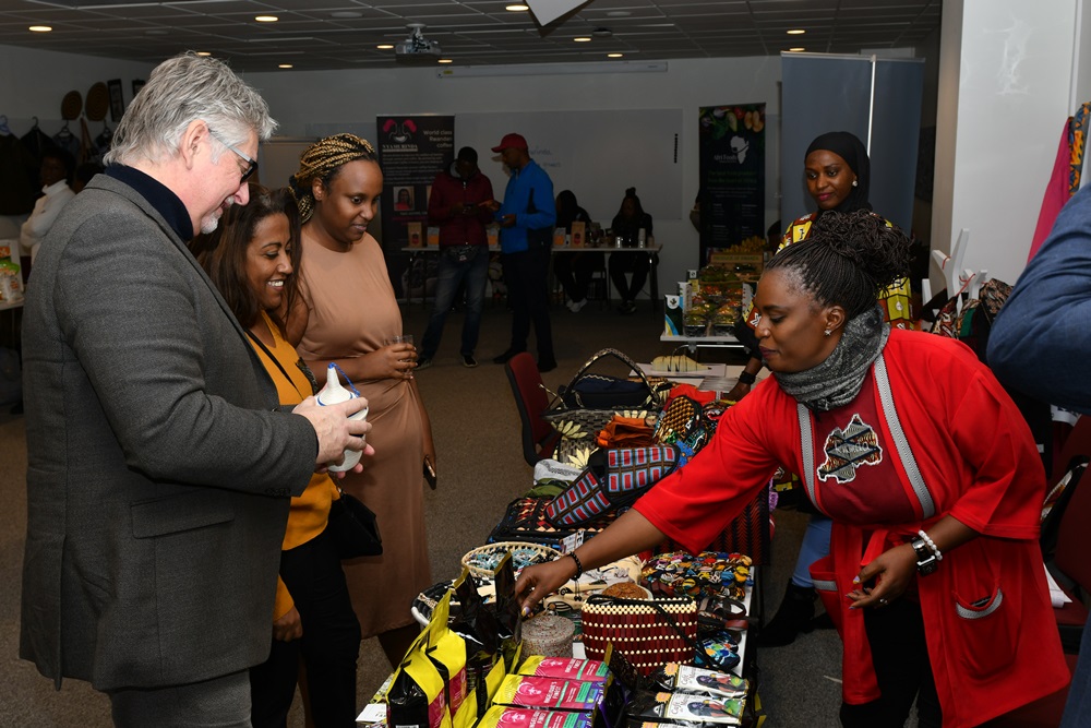 The three-day Made in Rwanda exhibition is taking place in Stockholm, Sweden. 