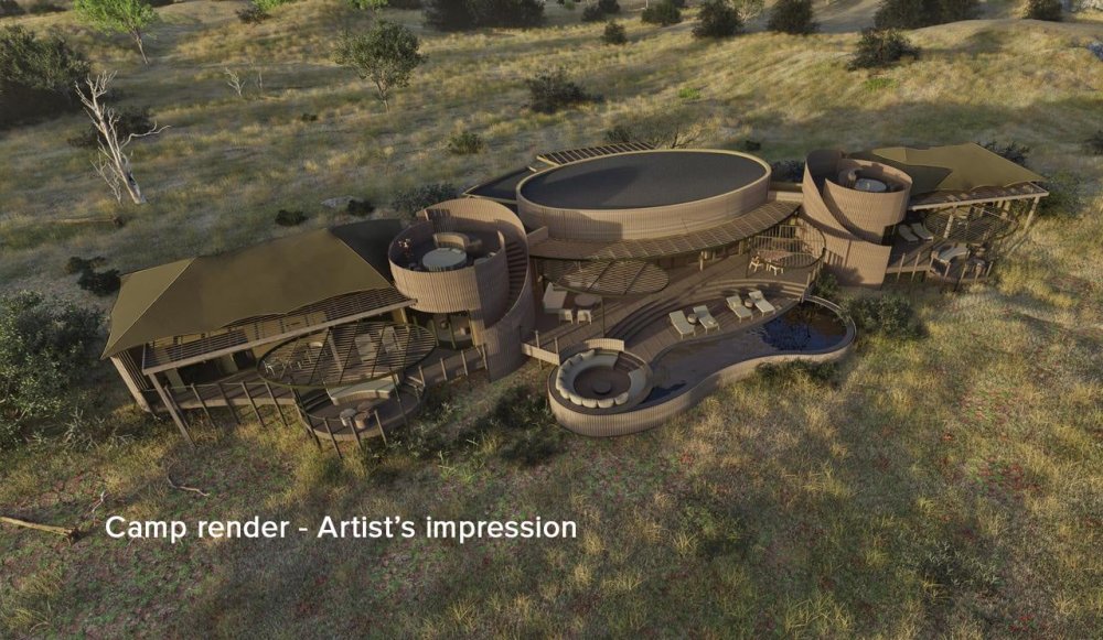The lodge will be nestled against the breathtaking backdrop of Lake Rwanyakazinga and the Mutumba Mountains.