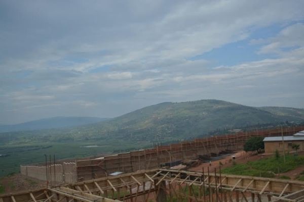 The new prison of Mageragere under construction