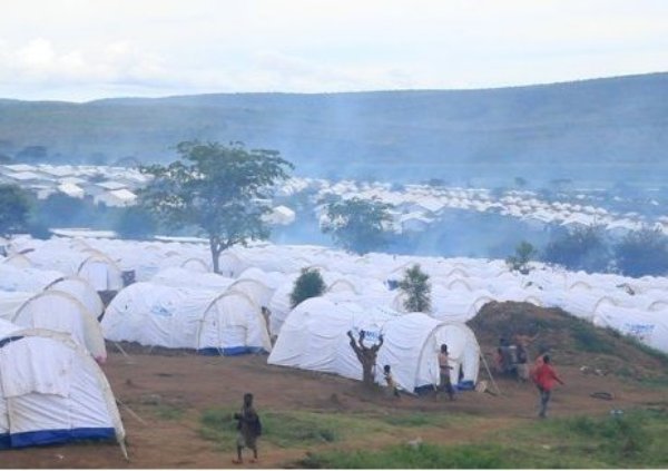 Mahama camp accomodating Burundi refugees in Rwanda