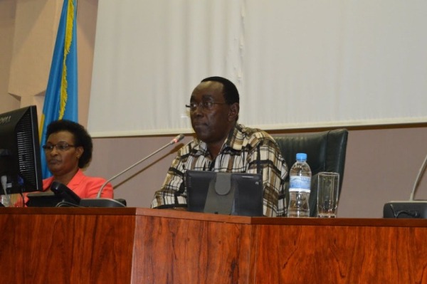 President of senate ,Bernard Makuza