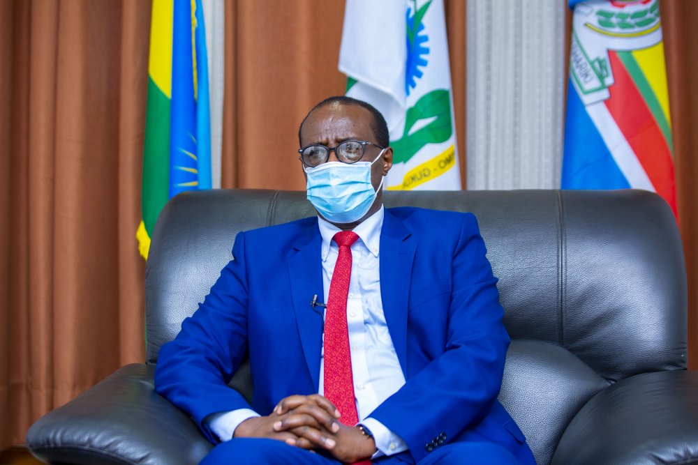 Manasseh Nshuti, Rwanda’s State Minister for EAC Affairs. 