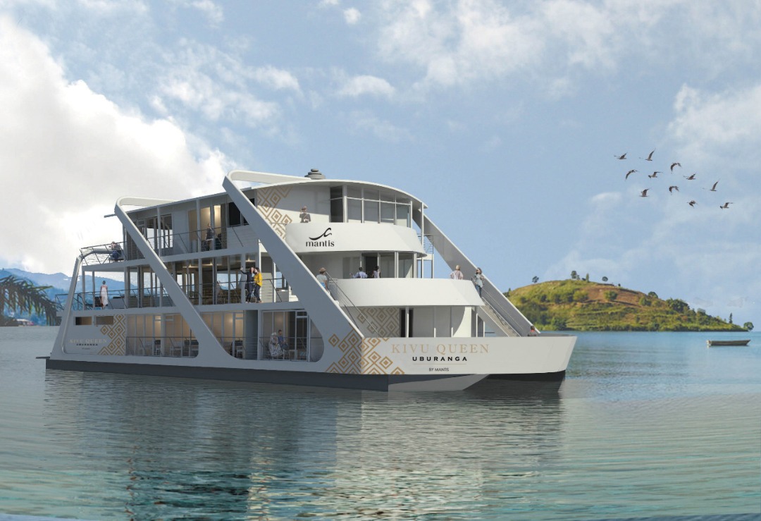 The brand new Mantis Kivu Queen uBuranga offers the first luxury cruise on the lake. Photo Visit Rwanda