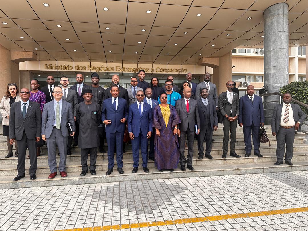 The delegation comprises representatives of all 15 member states that make up the Peace and Security Council of the AU.