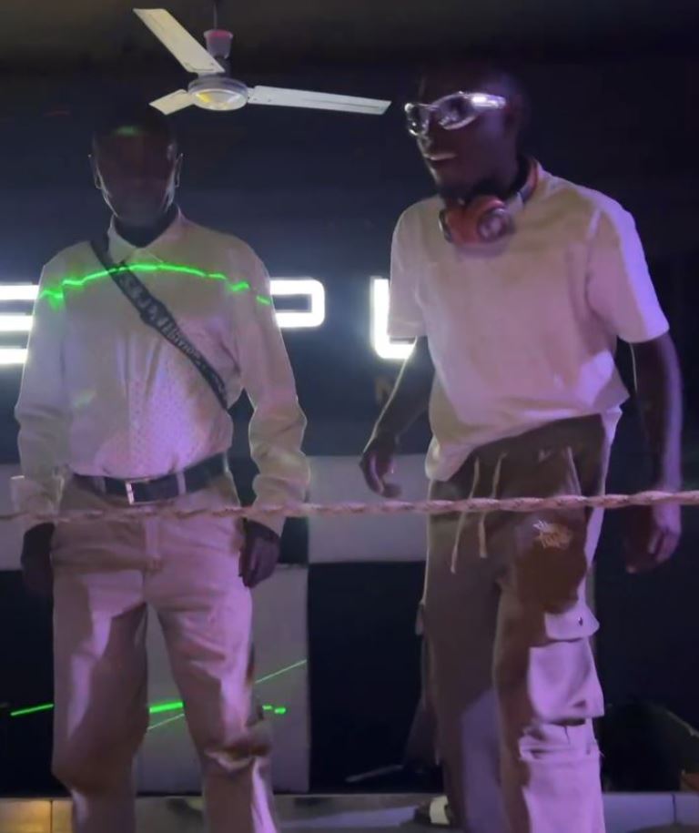 Dexta Rapper and his father were invited by DJ Marnaud to perform at the event celebrating the 10-year anniversary of People Club nightclub.