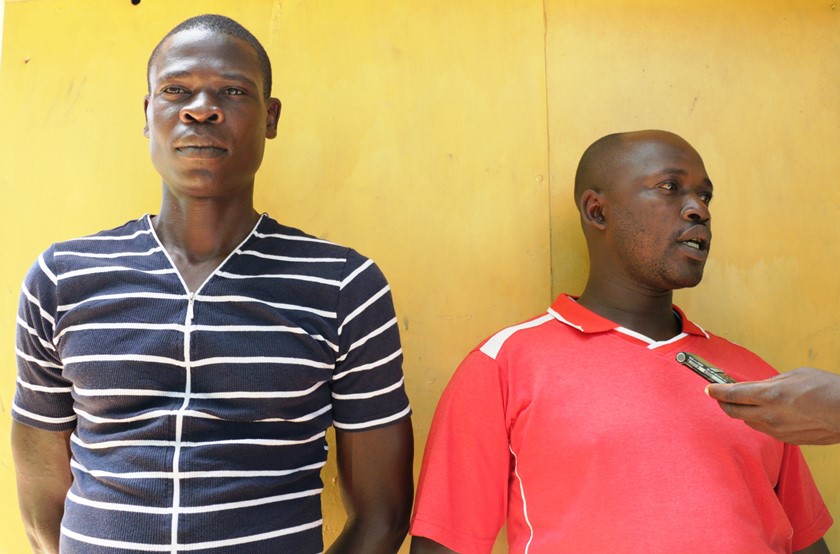 Jean Damascene Niyonzima and  Pierrot Uwihaye.