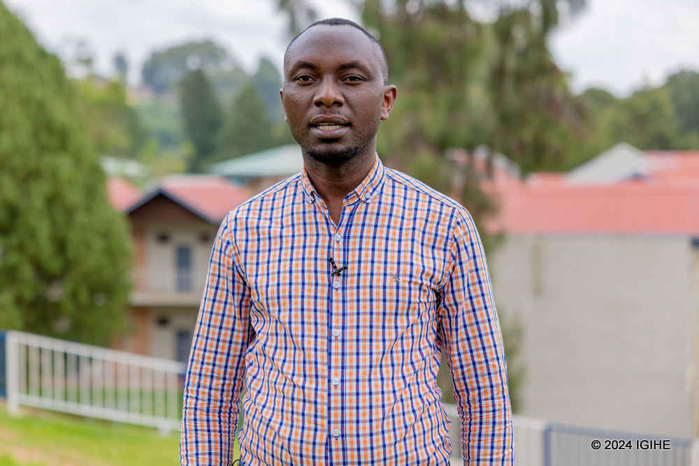 Mathias Ntakirutimana, the coordinator of the Asbestos Removal Project at the Rwanda Housing Authority.