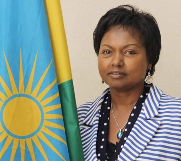 Rwanda’s Ambassador in Washington, Mathilde Mukantabana