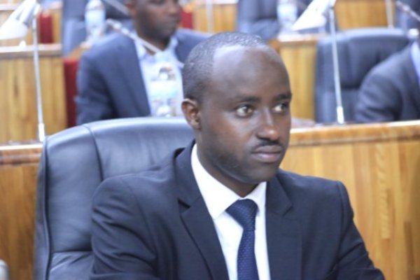 The mayor of Gisagara district,Rutaburingoga Jérôme 