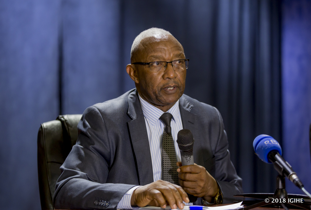 The National Electoral Commission (NEC) President, Prof. Kalisa Mbanda