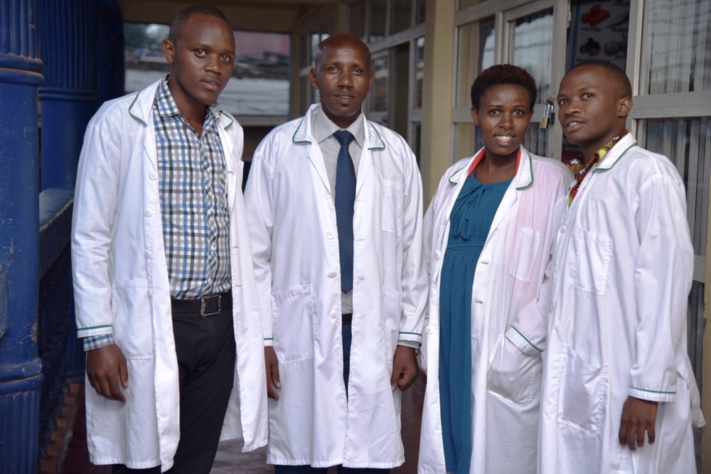 Members of Zirumuze Clinic team