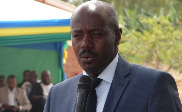 The mayor of Gatsibo district, Gasana Richard