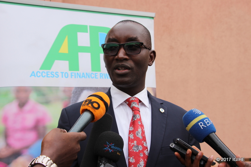 Jean Bosco Iyacu, the 'Access to Finance Rwanda' technical manager