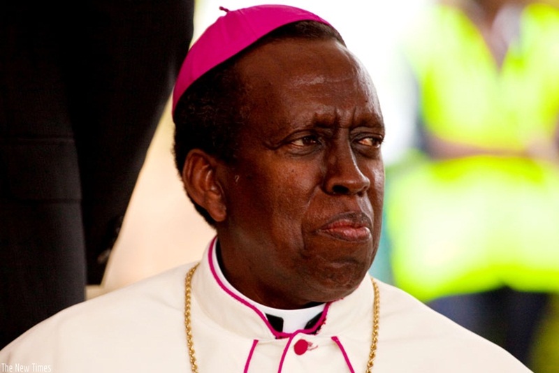 The Bishop of Kabgayi Diocese, Smaragde Mbonyintege