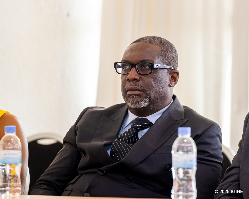 Michel Ndayambaje from ActionAid Rwanda also attended the launch of the Human Rights Center at INES-Ruhengeri.