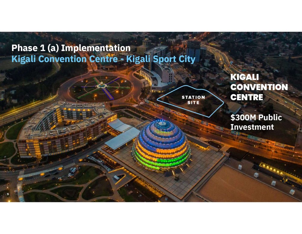 A station will be built near Kigali Convention Centre (KCC) as part of the new cable car route.