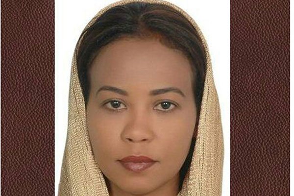 Ms Shamail Alnour. Radical Islamists, led by cleric Mohamed Ali Al-Gizoli, want her dead.