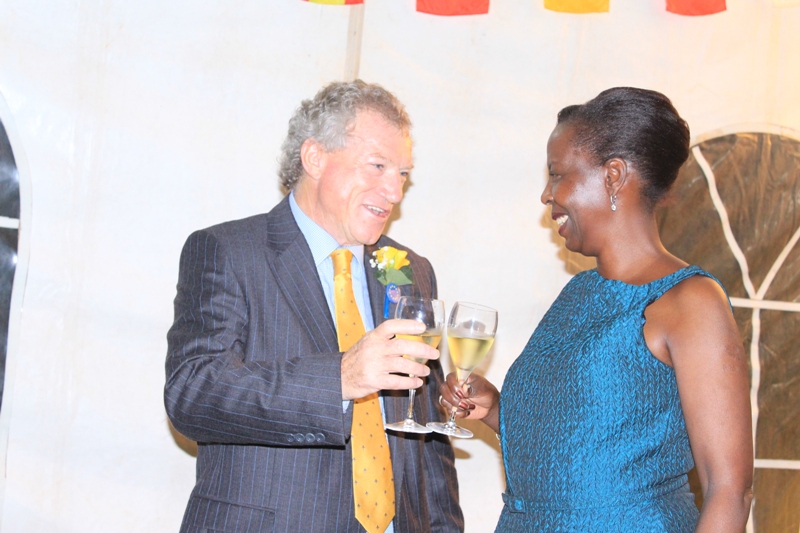 Minister Mushikiwabo and Ambassador Ryan during the celebration of Europa Day on May 9th,2016