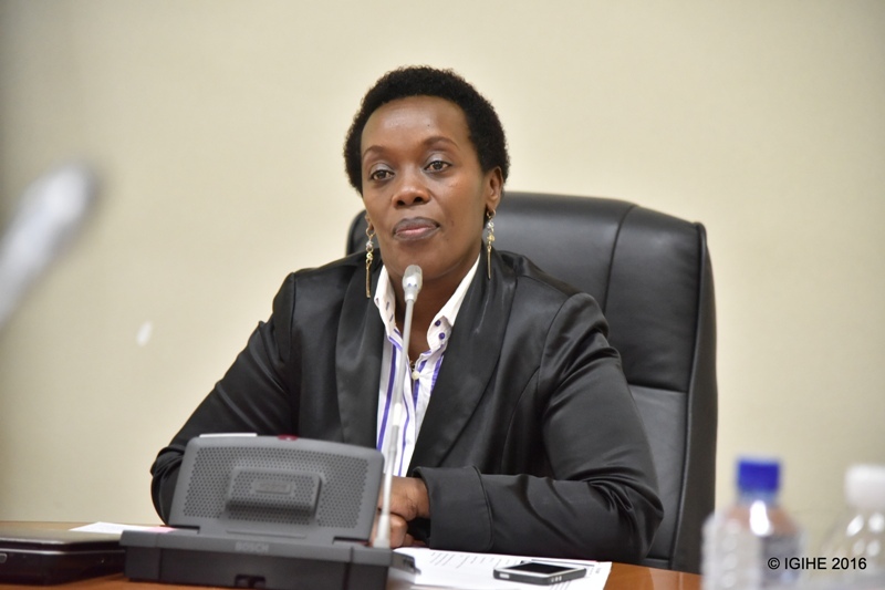 The Minister of Health, Dr.Diane Gashumba.