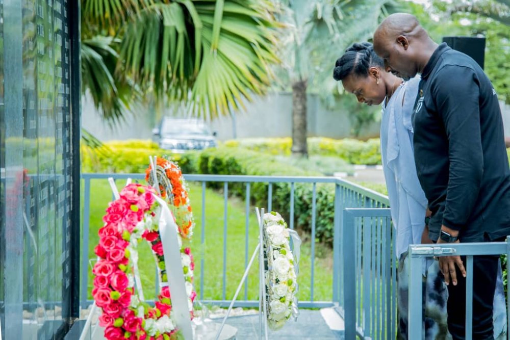The Secretary of State in the Ministry of Education, Irere Claudette paid tribute to slain employees of the Ministry of Education.