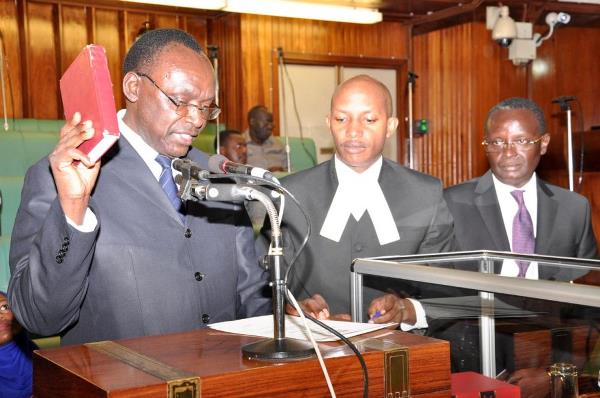 Minister Kanimba swearing in