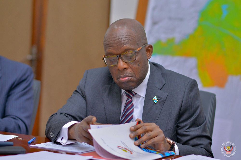 The Deputy Prime Minister and Congolese Foreign Minister, Christophe Lutundula. 