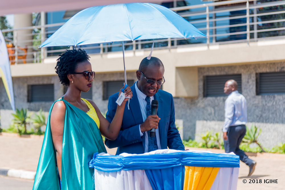 Tanzanian Minister for Works, Transport and Communication, Prof. Makame Mbarawa delivers his remarks