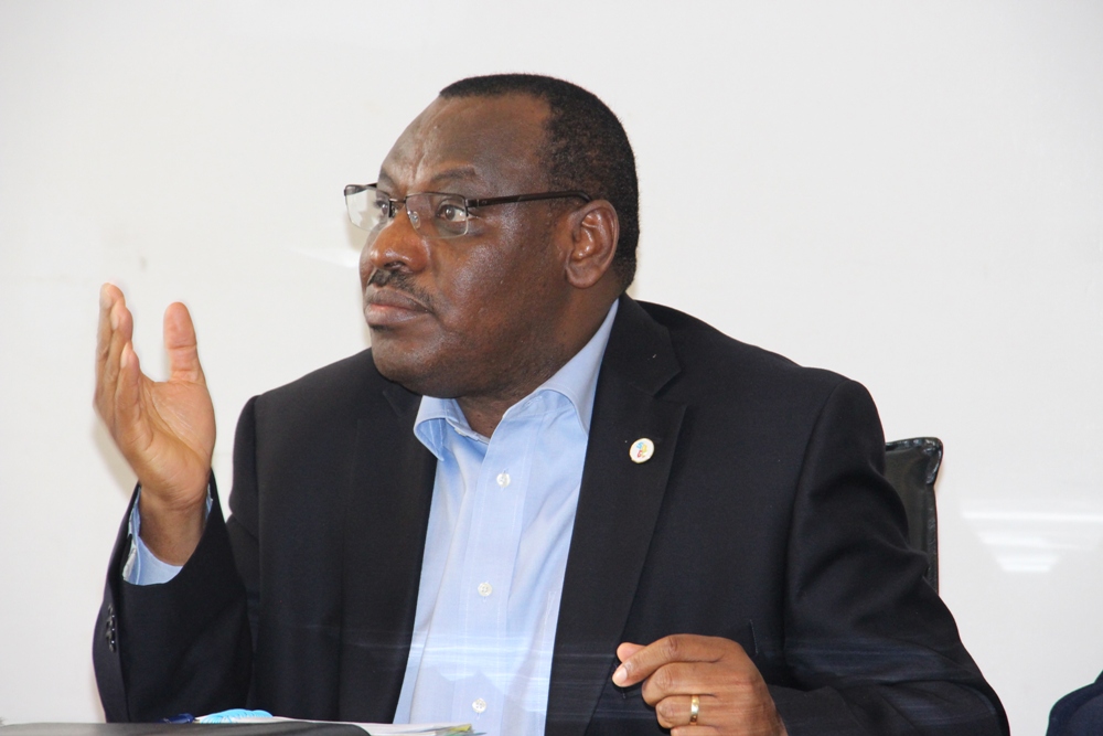 The Minister of Finance and Economic Planning,Amb. Claver Gatete.