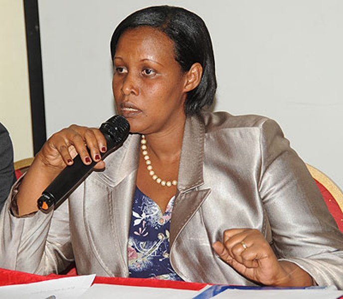 The Minister of Gender and Family Promotion, Oda Gasinzigwa
