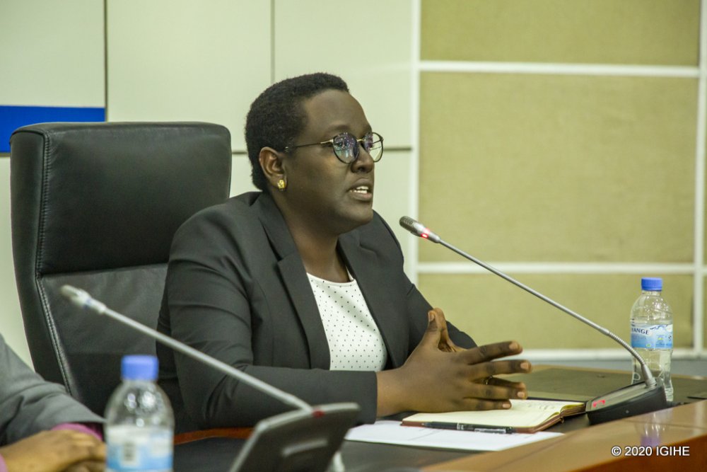 The Minister in charge of Emergency Management Kayisire Marie Solange