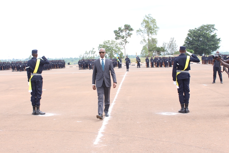 The Minister of Internal Security presiding over the graduation