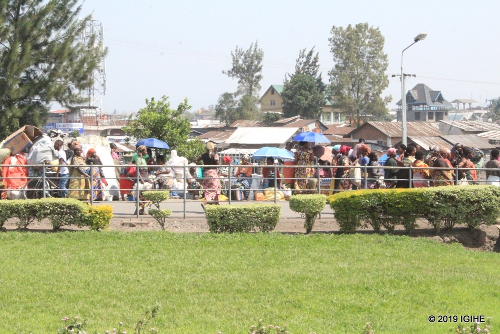 Minister Gashumba asked residents not to cross to DRC to seek what is available in Rwanda. 