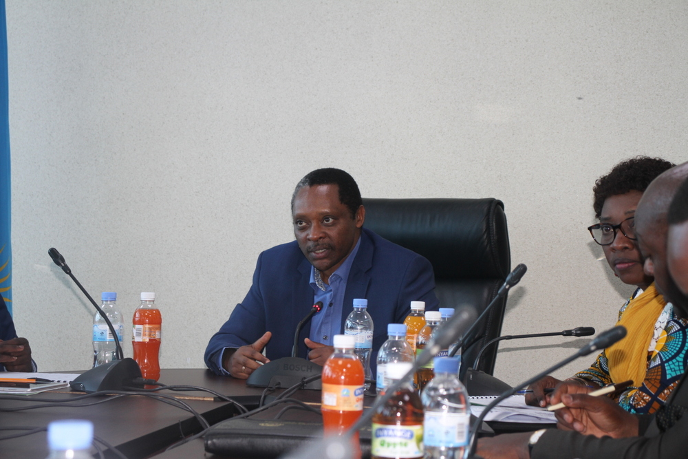Prof. Anastase Shyaka has received a delegation of parliamentarians from Namibia National Council