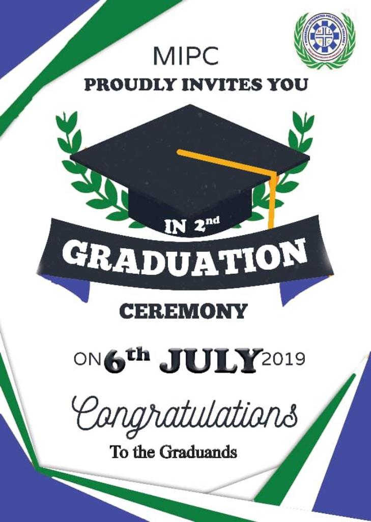 This will be the second graduation ceremony