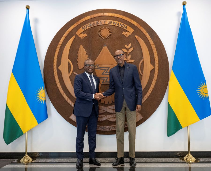 President Paul Kaganme has received Romuald Wadagni, Benin’s Minister of Economy and Finance.