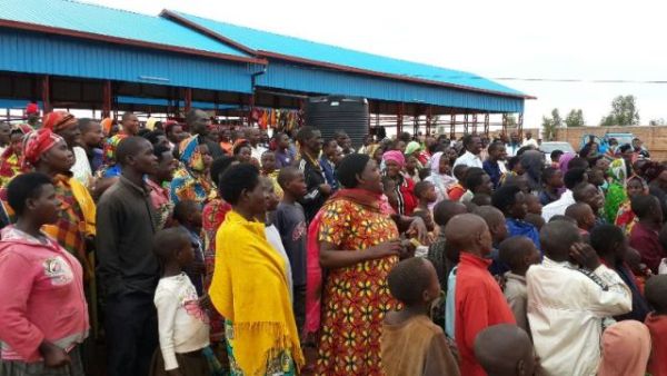 Gikomero residents during the campaign