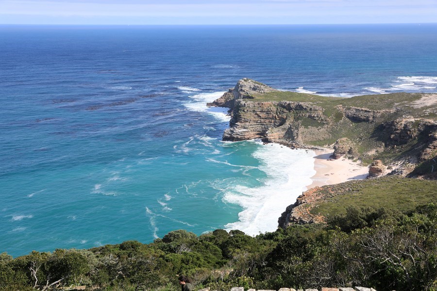 This photo taken on Aug. 12, 2023 shows a view of the Cape of Good Hope in Cape Town, South Africa. South Africa, to hold the 15th BRICS summit this month, is the southernmost country in Africa. (Xinhua/Dong Jianghui)
