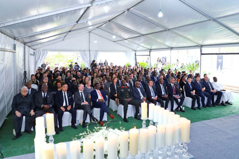 This commemoration event took place at the Rwandan Embassy in Beijing.