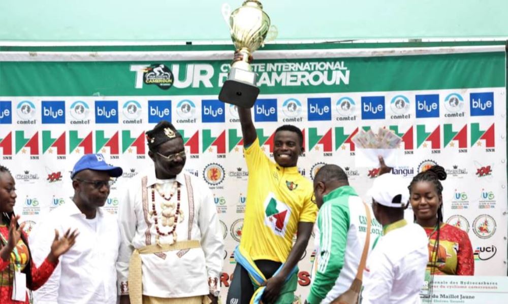 Moïse Mugisha has been crowned champion of Tour du Cameroun 2022. Photo Sport News Africa 