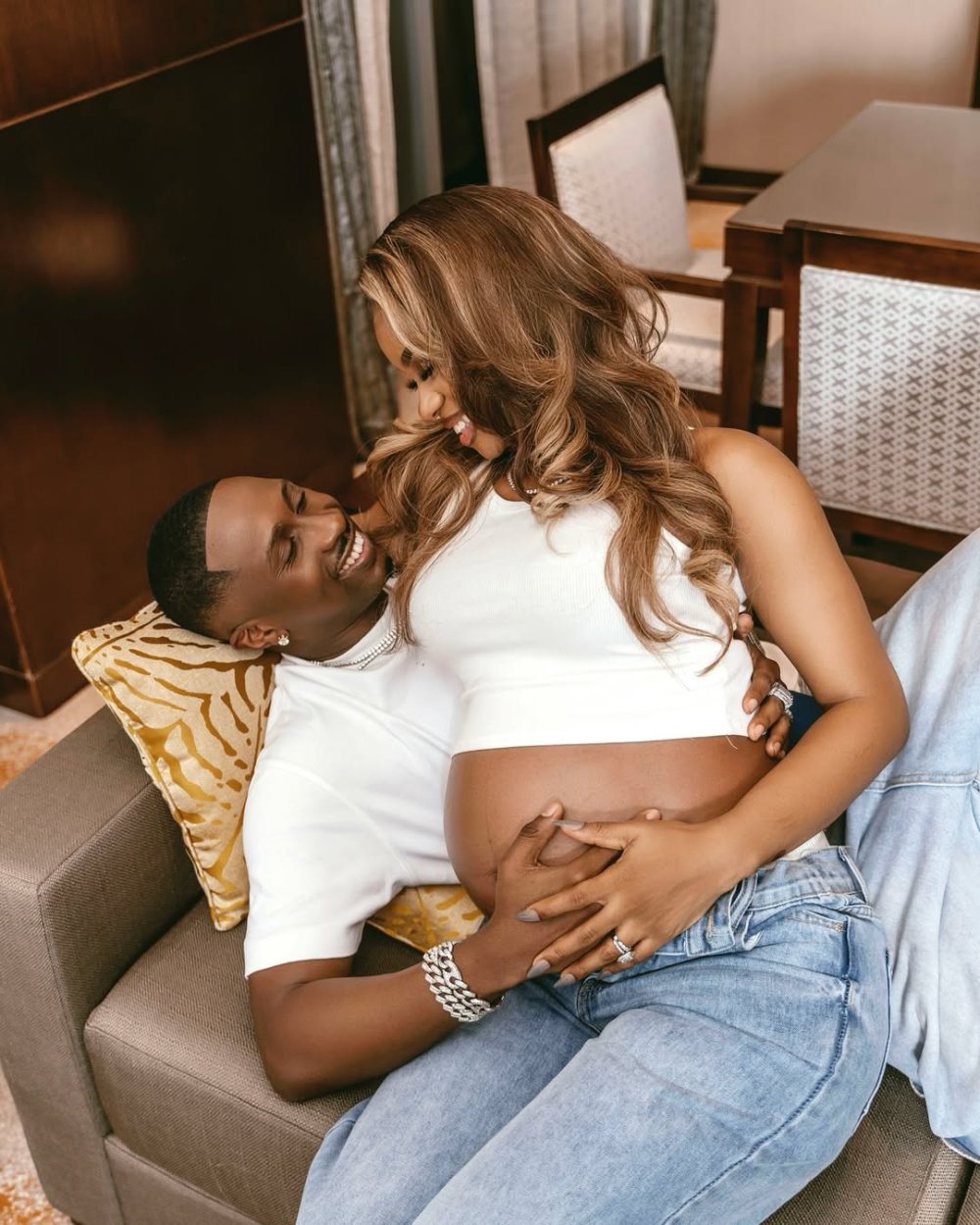  The two first sparked dating rumours after a joint appearance during a project in Kigali, Rwanda, and their relationship soon blossomed into one of the most talked-about love stories in African entertainment.