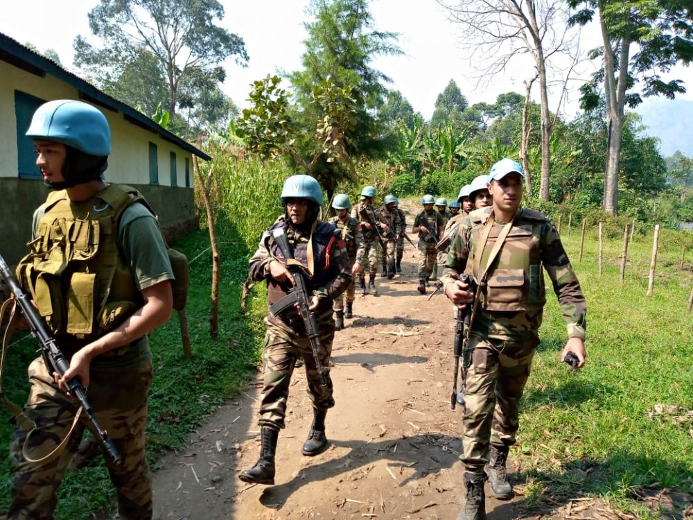 UN military peacekeeper and 2 police personnel have been killed in DR Congo. 